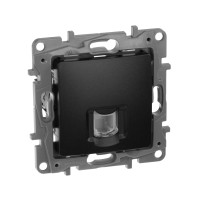 Legrand Розетка телефонная RJ11 - Legrand Etika - антрацит, 672640