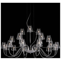 Lightstar 758214 (MD7116-21А) Люстра подв. DIAFANO 21х40W G9 ХРОМ/ПРОЗРАЧНЫЙ (в комплекте)