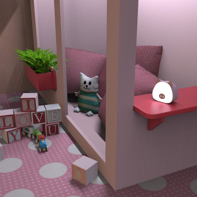 Светильник ночник настольный Gauss Qplus модель GTL703 5W 200lm 2700-6000K 5V Li-ion 1200mA розовый диммируемый LED 1/10/30, NN7034