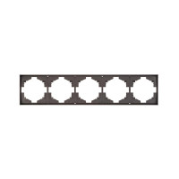 Рамка STRONG 5-постовая графит KRANZ, KR-78-0755-6