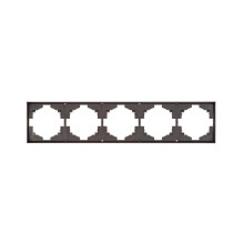 Рамка STRONG 5-постовая графит KRANZ, KR-78-0755-6 Рамка STRONG 5-постовая графит KRANZ, KR-78-0755-6