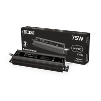 Блок питания Gauss 75W 24V IP66 1/50, 202022075