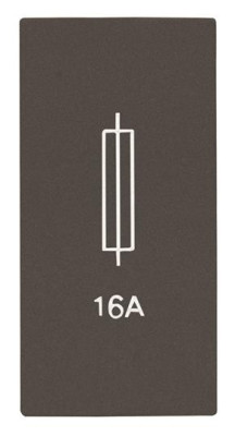 N2108 PL - Держатель для предохранителя, 1-модульный, серия Zenit, цвет серебристый