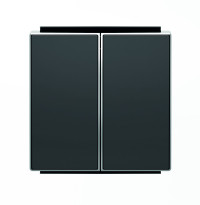 ABB SKY Чёрный бархат Клавиша для 2-клавишных выключателей/переключателей/кнопок