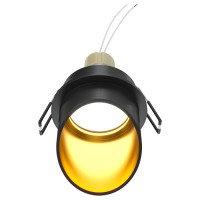 Downlight Lipari Встраиваемый светильник, цвет: Черный с Золотом 1x35W GU10