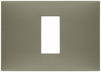 Vimar Накладка на 1 модуль центрально для коробки на 3 модуля, глина матовая, 09671.13 Vimar Накладка на 1 модуль центрально для коробки на 3 модуля, глина матовая, 09671.13