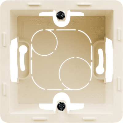 Legrand Коробка для накладного монтажа 1 пост - Legrand Inspiria - слоновая кость, 673981