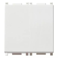 Vimar Выключатель 1P 20AX 2 модуля, белый, 14002.2