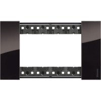 KA4804DG Bticino LIVING NOW. Декоративная рамка 4 модуля.Цвет "Ночь", KA4804DG