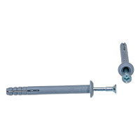 Дюбель-гвоздь грибовидный бортик, полипропилен 6х60мм, пакет (100 шт/уп) KRANZ, KR-01-3621-013