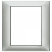 Vimar Накладка на 8 модулей серебро матовое, 14668.20