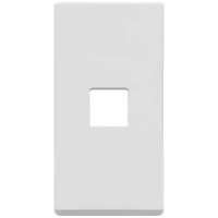 Vimar Накладка на 1 модуль Eikon Exe Flat для панелей, белая матовая, 22681.1.01