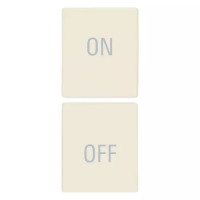 Vimar Две половинки клавиши 1M с символами ON/OFF конопляные, 31480.YC