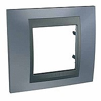 MGU66.002.297 - UNICA TOP РАМКА 1-постовая, ГРАФИТ/ГРЭЙ