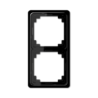 Рамка для вертикальной и горизонтальной установки, 2-кратная, черная, CDP582SW