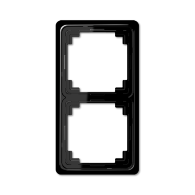 Рамка для вертикальной и горизонтальной установки, 2-кратная, черная, CDP582SW