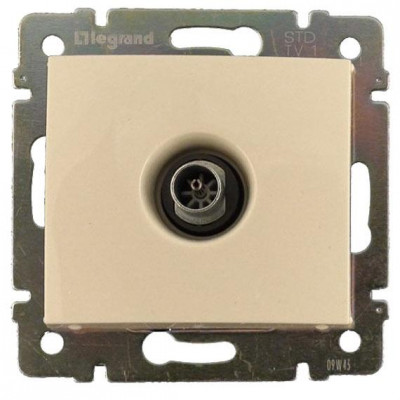 Legrand Розетка TV (телевизионная) - Legrand Valena - "звезда" - слоновая кость, 695618