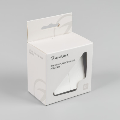 Механизм выключателя двухклавишный непроходной SWT-MK02-PL-WH-V (250V, 10A) (Arlight, -), 049887