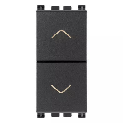 Vimar Переключатель 2P 10AX, серый, 19060