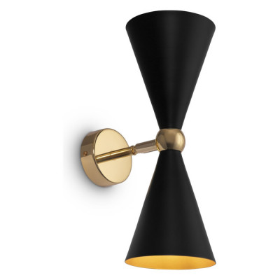 Maytoni Vesper Бра, цвет: Черный с Золотом 2х40W E14