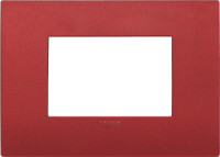 19653.75 - Vimar Накладка CLASSIC на 3 модуля красная матовая