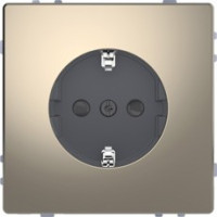 D-Life Розетка 2К+З 16 А, 250 В~, со шторками, никель D-Life Розетка 2К+З 16 А, 250 В~, со шторками, никель