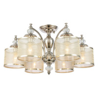 ST LUCE SL1750.102.06 Люстра потолочная ST-Luce Никель/Золотистый E14 6*40W