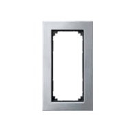 M-Elegance Рамка 2-ная без перегородки, хром