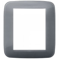 19698.61 - Vimar Накладка ROUND на 8 модулей REFLEX серый дым