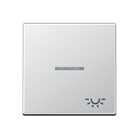 клавиша с символом "свет" с линзой, алюминий, A590KO5LAL клавиша с символом "свет" с линзой, алюминий, A590KO5LAL