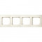 M-Plan Рамка 4-ная, беж. блест.