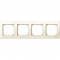 M-Plan Рамка 4-ная, беж. блест.