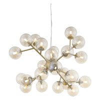 ST LUCE SL438.203.24 Люстра подвесная ST-Luce Золотистый/Коньячный G9 24*5W