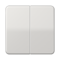 Клавиша для KNX кнопки, 2 группы; дюропласт; светло-серый, CD102LG