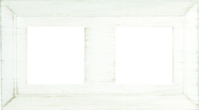 FD01252BD Fede Barcelona Provence Рамка 2-ная, White Decape