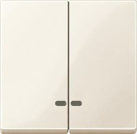 SM Клавиша 2-ная с 2-мя линзами, беж. блест.