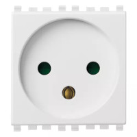 Vimar Розетка SICURY 2П+3 16А, израильский стандарт, белая, 20240.B