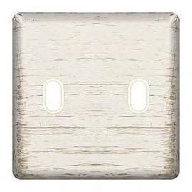 FD04321BD-A Fede Fede Накладка для 2-х тумблеров, White Decape/беж