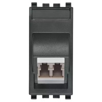 Vimar Оптический разъём мульти 9/125 LC, серый, 20351.LC