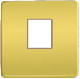 FD04317OB-A Fede Fede Плата монтажная Multimedia для 1-го разъёма, Bright Gold/беж.
