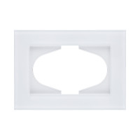 Рамка для двойной розетки, стекло белый Kollinger Reflex MG RM120WH Рамка для двойной розетки, стекло белый Kollinger Reflex MG RM120WH