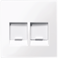 SM Накладка для 2-х разъёмов, со шторк., для арт. №SCMTN4566-00хх, активно-бел. SM Накладка для 2-х разъёмов, со шторк., для арт. №SCMTN4566-00хх, активно-бел.