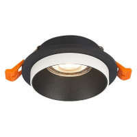 ST LUCE ST206.408.01 Св-к встр. Черный GU10 1*50W  D92xH38 220V Без ламп