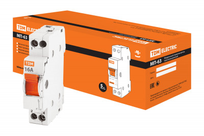 Модульный переключатель трехпозиционный МП-63 1P 16А TDM Electric, SQ0224-0003