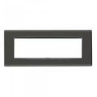 20657.40 - Vimar Накладка классика на 7 модулей REFLEX графит 20657.40 - Vimar Накладка классика на 7 модулей REFLEX графит