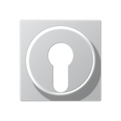 Крышка для выключателя с замком; алюминий, A528PLAL