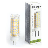 Лампа светодиодная, (9W) 230V G4 4000K JCD, LB-434, Feron 38144