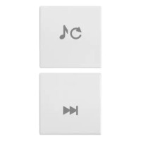 Vimar Две клавиши 1М для автоматизации, с символом переключения каналов, белые, 20751.5.B Vimar Две клавиши 1М для автоматизации, с символом переключения каналов, белые, 20751.5.B