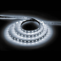 Лента светодиодная, 60SMD(5050)/m 14.4W/m 12V 3m 6500К c драйвером, LS606 с адаптером с вилкой в комплекте, Feron 27720