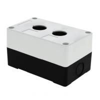 Корпус КП102 пластиковый 2 кнопки белый EKF PROxima